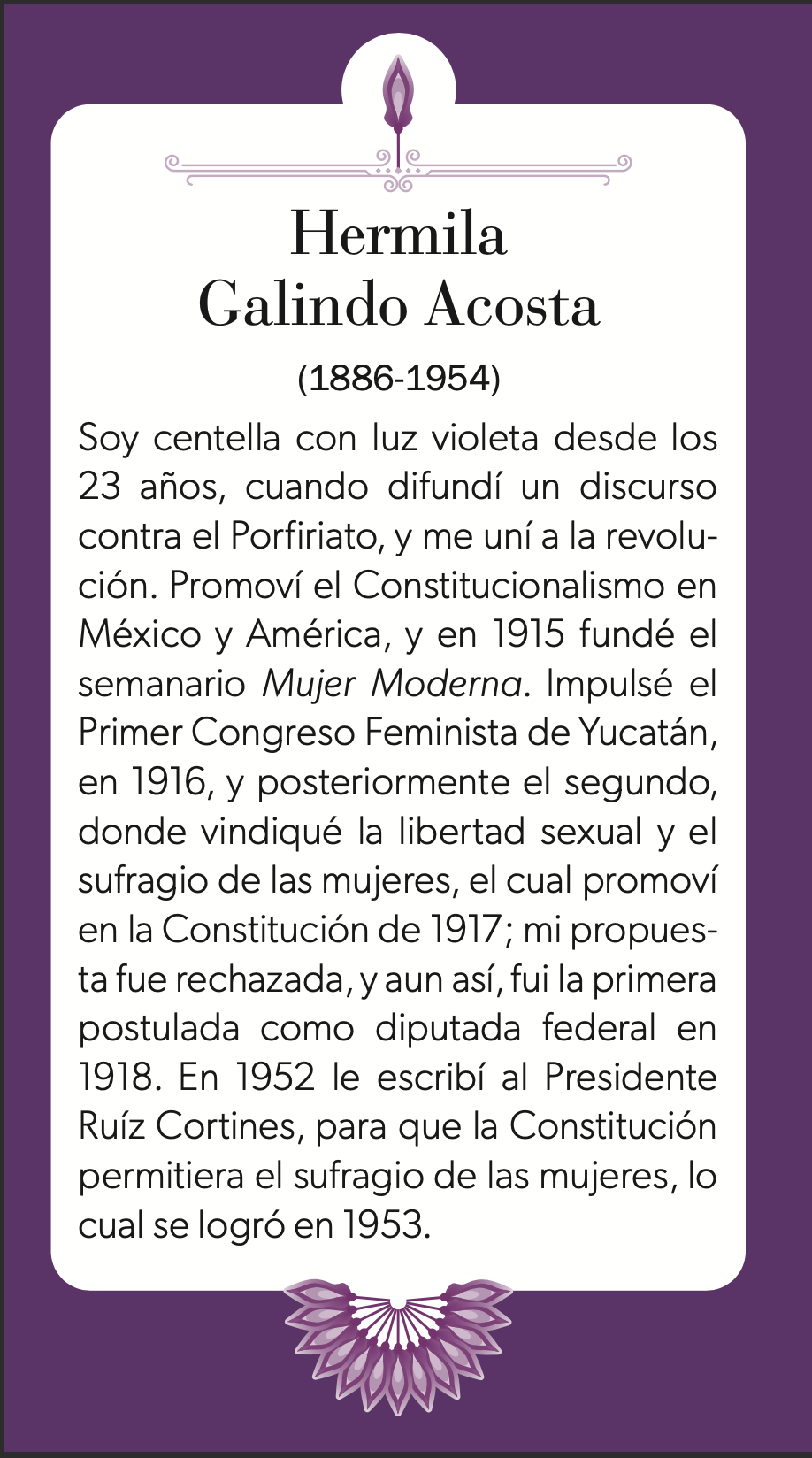 Biografía Hermila